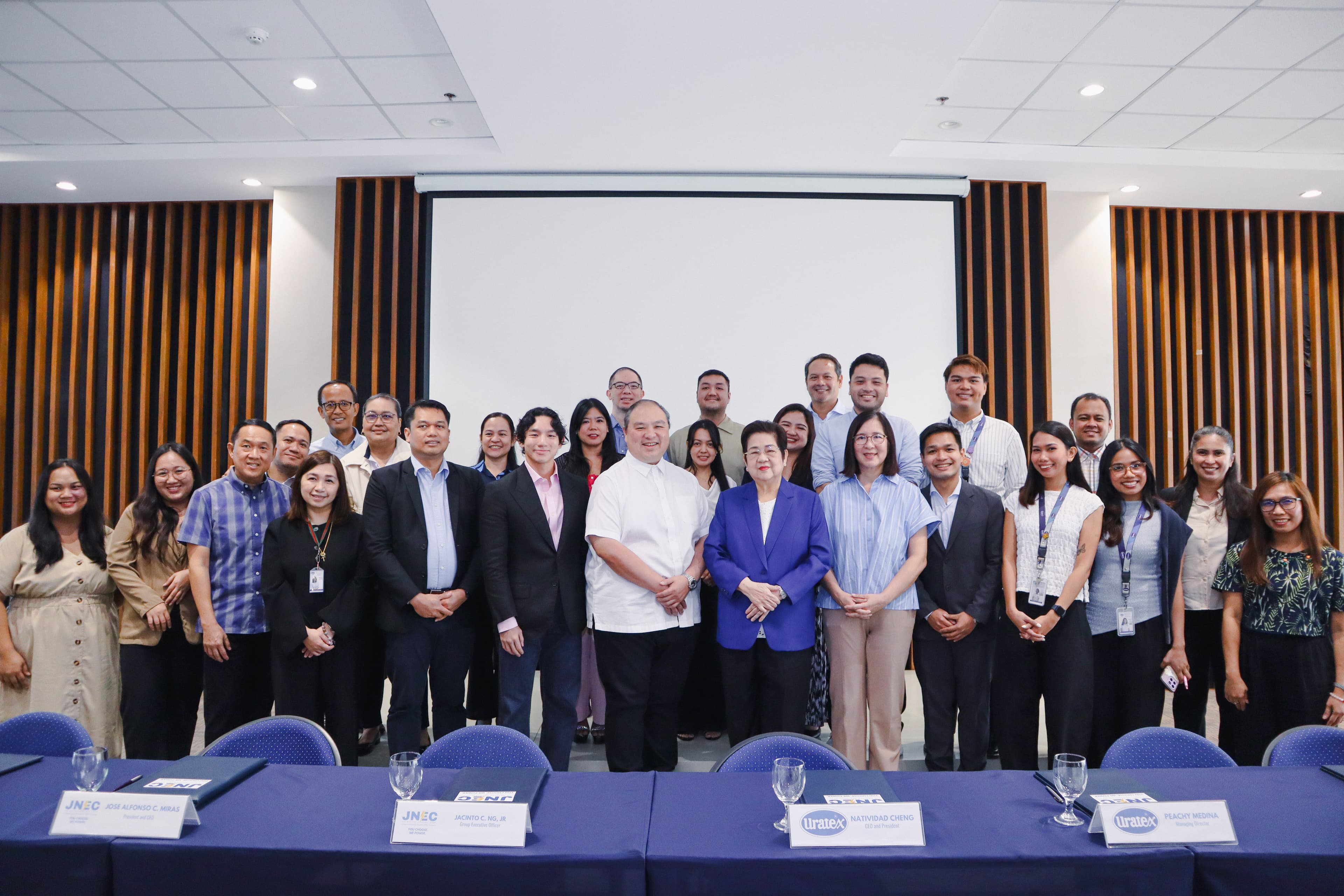 JNEC and Uratex Retail Aggregation Program ceremonial signing, photo 1